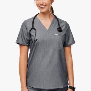 FIGS Catarina One-Pocket Scrub Top for Women – Slim Fit, Super Soft Stretch Medi